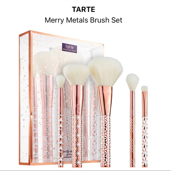 tarte Other - ❄️ TARTE Merry Metals Brush Set ❄️ BRAND NEW